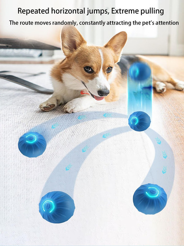 Pelota Led Interactiva For Perros, Juguete Rodante