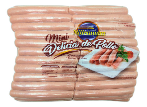 Detal Salchicha Delicia Pollo Millennium Por Kg 0321 Ml.