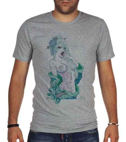 Remera De Hombre Yakuza Girl Oriental Woman