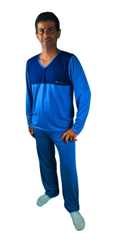 Pijama Masculino Adulto Inverno Grappin Malha Pv Longo