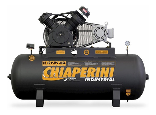 Compressor De Ar Chiaperini Industrial Cj 40+apv 360l Tri