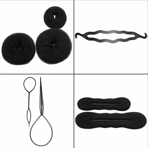 Kit De Herramientas For Hacer Moño Donut Moño En Forma