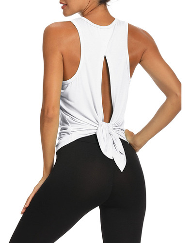 Bestisun - Camiseta De Tirantes Para Mujer Con Espalda Abier