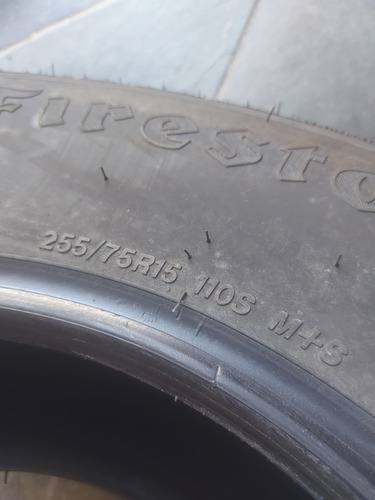Pneus Firestone Destination H/t 255/75r15 Semi Novos A4 (Usado)