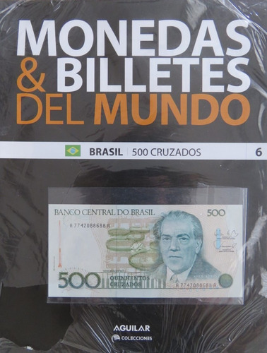 Monedas & Billetes Del Mundo Brasil  N° 6  Aguilar