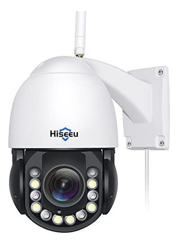 Cámara De Seguridad Hiseeu Whd103z 3mp Ptz Exterior -blanco