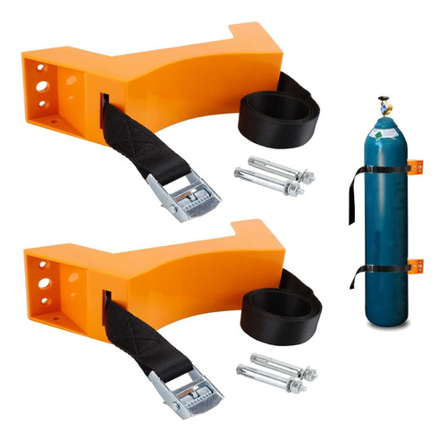 Blueowll Soporte Pared Para Cilindro Ga Tanque Doble 2
