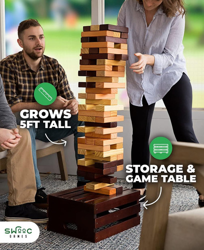Swooc Games - Juego De Torre Gigante Reclamada | 60...