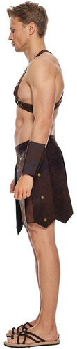 A Disfraz De Cosplay De Guerrero Romano Sexy Para Hombre, Trajes De Gladiador Medieval De Halloween