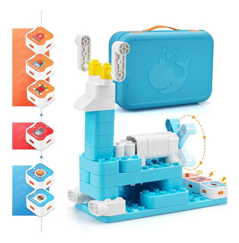 Robô De Codificação 12 Em 1 Conjunto Stem Whalesbot A3