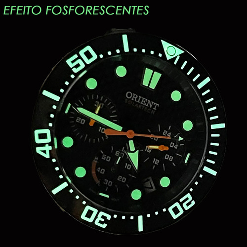 Relógio Pulso Orient Masculino Solartech Diver Myssc016 G1gx Grafite Preto