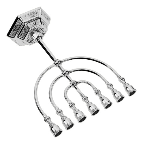 Candelabro Judaico Com Sete Menorás, Presente De 7 Braços
