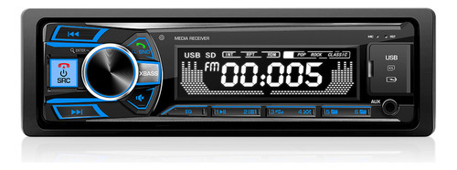 Auto Estereo Reproductor Mp3 Radio Con Bt Aux Usb Sd 7 Color