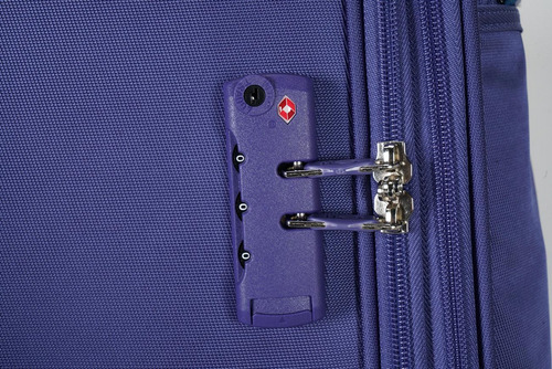Valija Mediana Semirigida Liviana 24 Pulgadas Elf Violeta Violeta