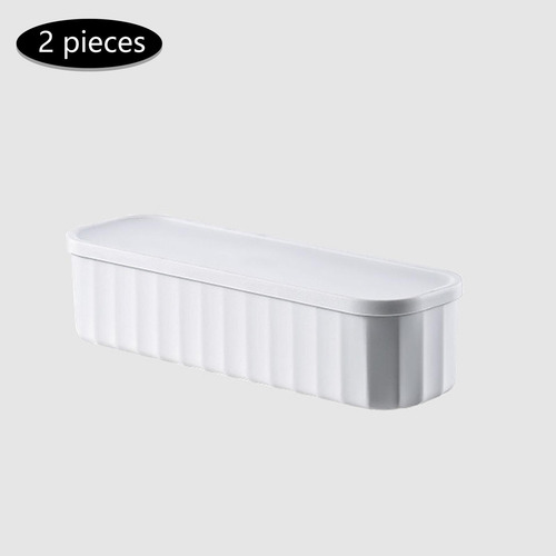 Estuche De Almacenamiento Multiusos De 2 Piezas Con Tapa