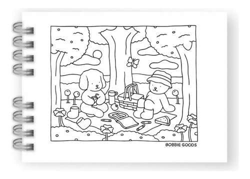Wa Libro For Colorear De Bobbie Goods (50 Páginas, Tapa