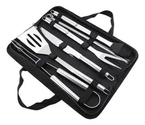 Comprar Set Asado Parrillero Accesorios Parrilla Asado Kit Asado 9pz