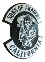 Comprar Cartel Sons Of Anarchy. Artesanal Madera. 38x35cm