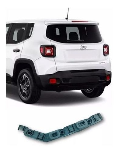 Soporte Paragolpe Trasero Jeep Renegade 2016 17 2018 2019 De