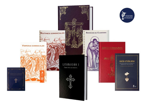 Colección De Libros Litúrgicos Ortodoxos (8 Libros)