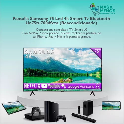 TV Samsung 75 Pulgadas 4K Ultra HD Smart TV LED UN75TU700DFXZA  Reacondicionada