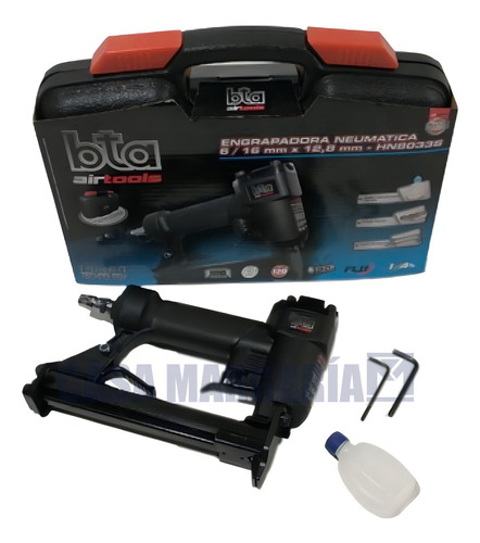 Bta Tools 822406 Engrampadora Neumática Profesional 6-16mm