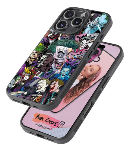 Funda Guason Joker Arthur Fleck Batman Dc Comics Collage 3 Negro Samsung Galaxy A16