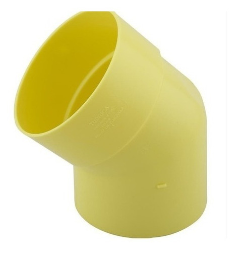 Codo Plastico Amarillo 45grado 110mm  Tubrica 