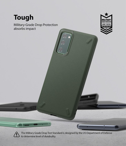 Imagen 4 de 8 de Funda S20 Fe Ringke Onyx Samsung Galaxy Anti Impacto
