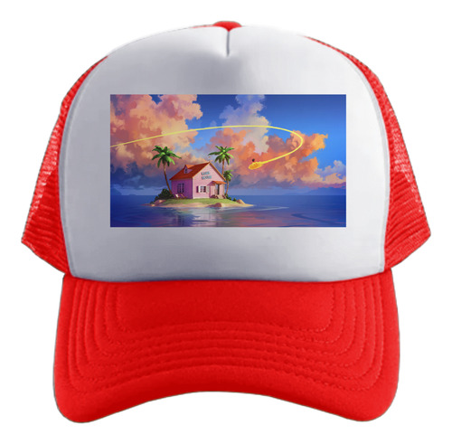 Dragon Ball Kame House Gorra Friki Tu Eres Rojo Talle Único Regulable Dragon Ball Kame House