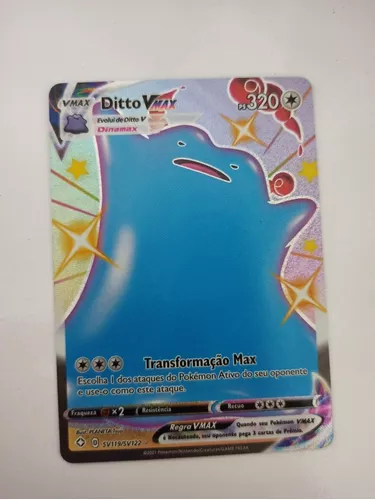 Card Pokémon Ditto V Original Copag Raro
