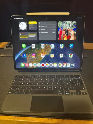 Ipad Pro 12,9 Pol, 1tb - Magic Keyboard- Apple Pencil Cinza Ipad Pro 12,9 Pol, 1tb - Magic Keyboard- Apple Pencil Cinza