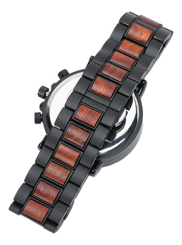 Imagen 2 de 10 de Reloj De Madera Para Hombre, Caballero, Juvenil 2019