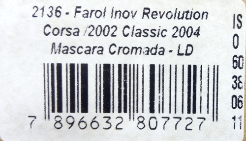 Faro Delantero Corsa 96-06 (2 Ojos Cromados) (derecho)