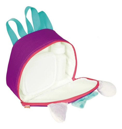 Imagem 7 de 10 de Kit Mochila Malinha Escolar Infantil Gatinha Cat 4 Rodinhas