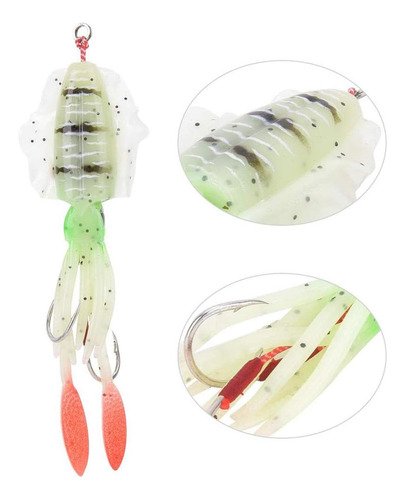 Anzuelos Para Pesca De Calamar, Mxsqd-005, 5 Pzas, 150mm, An