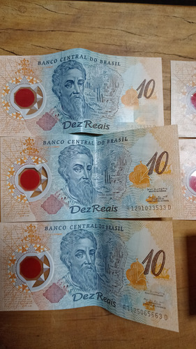 Cédula De 10 Reais Plastico Polímero Soberba