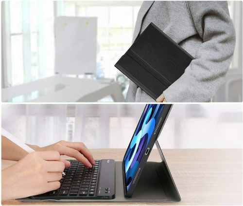 Imagen 6 de 6 de Carcasa Soft Con Teclado Español Para iPad Air 10.9 4 Gen