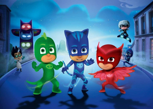 Bandai Pj Masks Vehículo Rastreador De Lujo De Los Héroes En