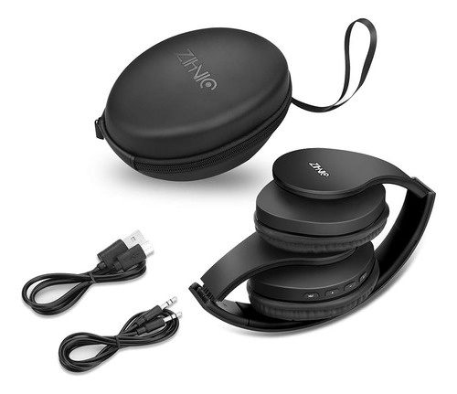Audífono Zihnic Wh-816, Recargable, Over-ear, Bt, Negro