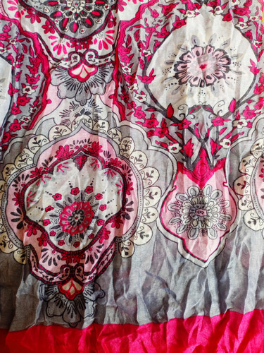Pashmina Chalina Pañuelo Diseños Varios Moda Fucsia Y Rosa Mandalas