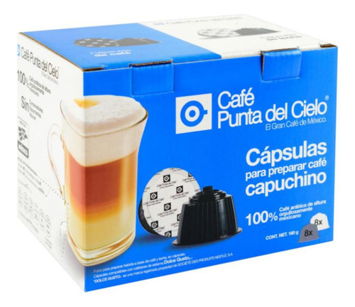 Cápsulas Para Preparar Café Capuchino Café Punta Del Cielo