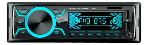 Estéreo For Auto Con Luces Led De 7 Colores, Radio Y Bt