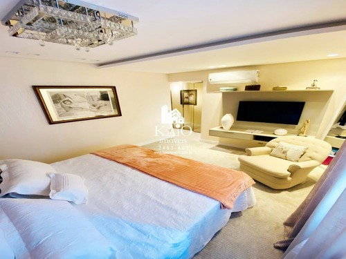 Imagem 14 de 21 de Apartamento Todo Mobiliado 116m² 2 Suites Ar Condicionado Varanda Gourmet 2 Vagas