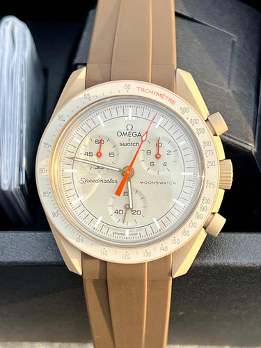 Reloj Omega X Swatch Lunar Moonwatch Chronograph Saturno