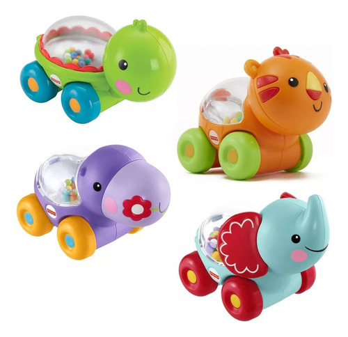 Cochecito Fisher Baby Sorter Toy, multicolor, 4 piezas