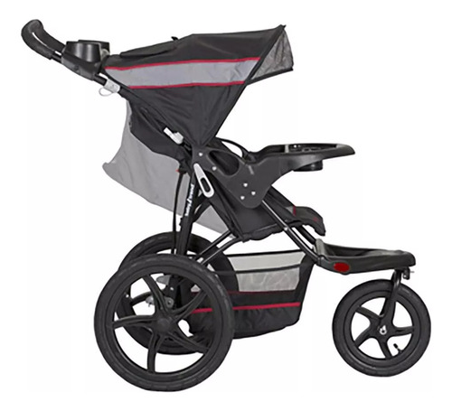 Carreola Baby Trend Range Jogging Millennium Negro Negro Y Gris (Usado)