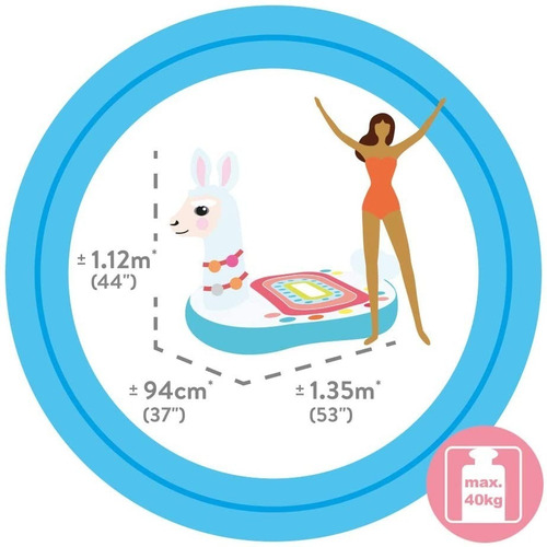 Inflable De Llama Intex 57564 A Partir De 3 Años