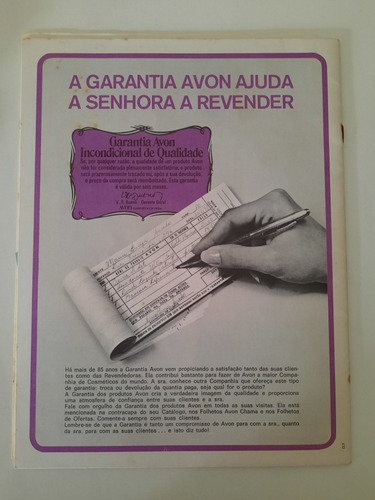 Avon Memorabilia Catálogo Organização 1973 Original 468 (Usado)