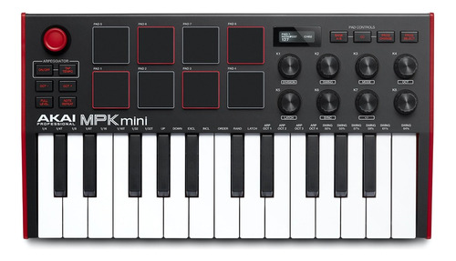 Controlador Midi  Akai Mpk Mini Mk3